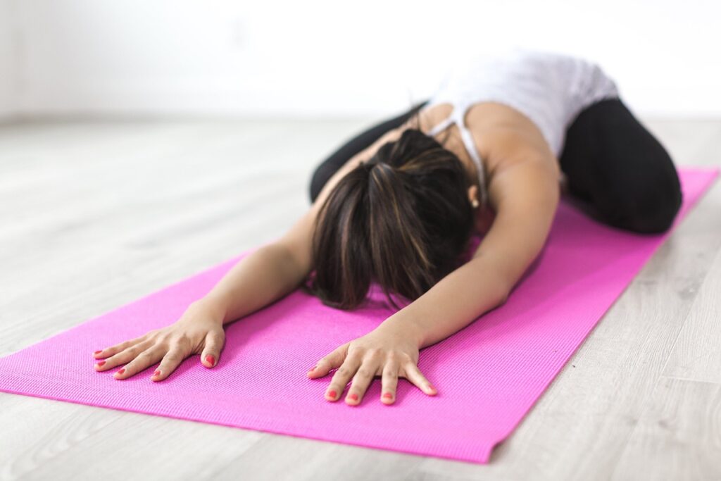 woman, yoga, pilates